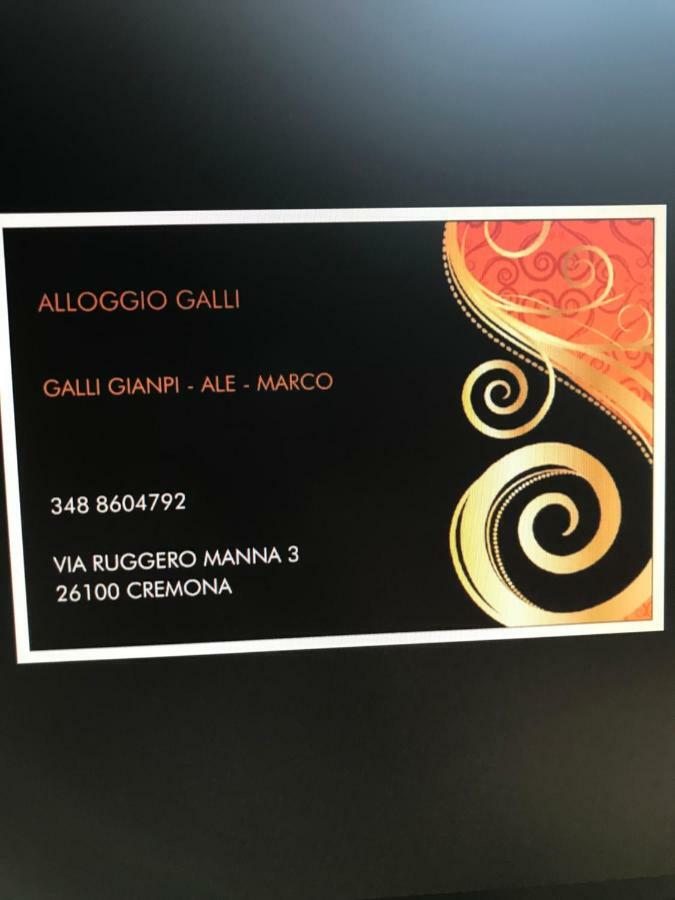 Alloggio Galli Cremona Exteriér fotografie